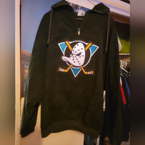 90s Mighty Ducks pullover Large - Picture 1 of 3